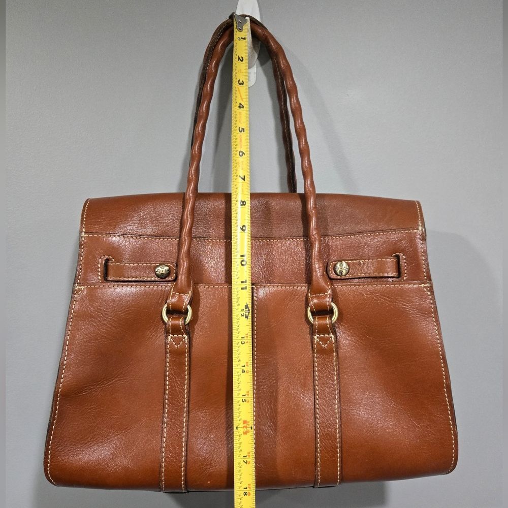 🐢 Patricia Nash Vienna Satchel In Congniac Brown Finish. - Picture 9 of 16